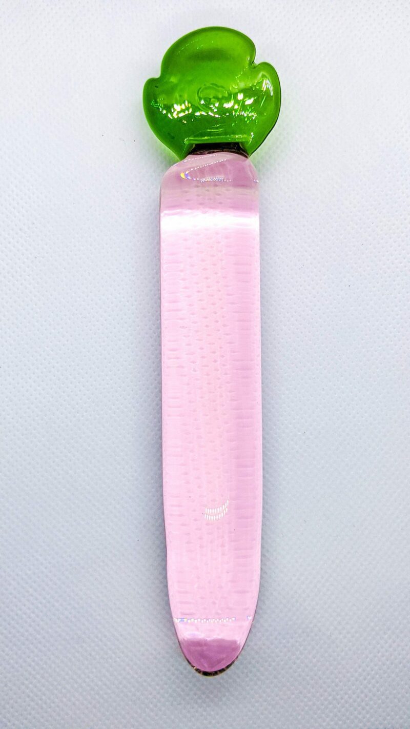 Crystal carrot - glass dildo