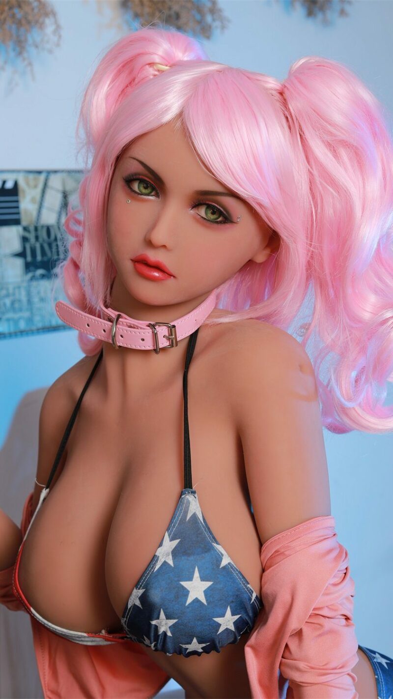 Silver hair busty love doll 5'2/158cm Ready to ship